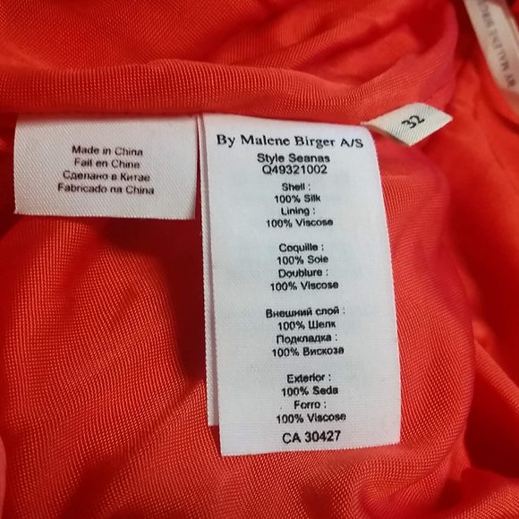 MALENE BIRGER Strapless Silk Gown, Crystal Belt - Picture 14 of 16